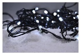 Solight 1V110-W - Catena LED da esterno natalizia 8m 50xLED/8 funzioni IP44 6000K bianco freddo