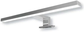 Faretto a luce LED per specchi 30 cm IP44 cromo 5w 220-240 50/60hz 4000k