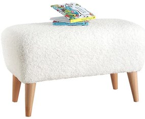 Pouf PIXI 32x61 cm bianco
