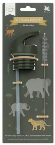A Little Lovely Company - accessori per borraccia in acciaio inox - animali della savana