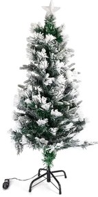 Aigostar - Albero di Natale LED da esterno 165xLED/6W/230V/8 funzioni 150cm IP44 bianco caldo