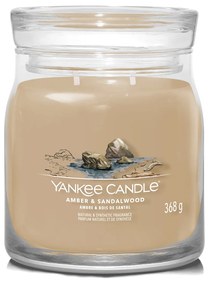 Amber Sandalwood, candela in giara media Yankee Candle