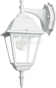 Applique down roma bianco 1xe27 ip44 19,5x35x14,6cm lant-roma-ap1b bco