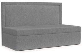 Letto singolo imbottito grigio 80x200 cm Scala - Maison de Rêve