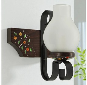 Brilagi - Applique da parete QUEEN 1xE14/40W/230V faggio/wengé