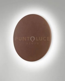 Zon applique da esterno a led 12w 3000k 1356lm corten ip65