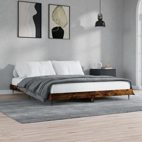 Giroletto Senza Materasso Rovere Fumo 120x200 Cm İn Truciolato /