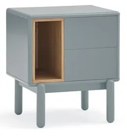 Comodino grigio-blu Corvo - Teulat