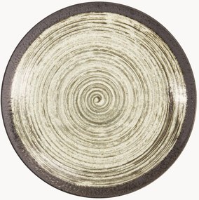 Set di 3 piatti rotondi in gres Asashio