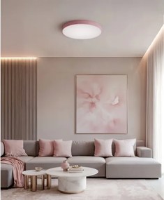 Brilagi - Plafoniera CLARE 4xE27/24W/230V Ø 50 cm rosa