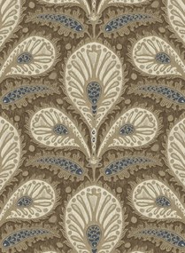 Josephine Munsey Carta da parati Ikat Clover - Brown