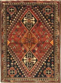Gashghai Tappeto persiano 120x160 Rosso (Iran) Annodato A Mano