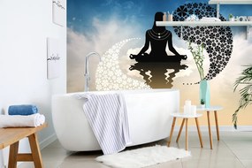 Carta da parati – Yoga yin e yang
