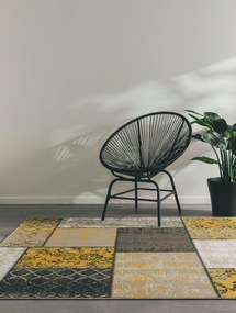 benuta Nest Tappeto per interno ed esterno Antique Giallo 140x200 cm - Tappeto outdoor per balcone, terrazzo e giardino