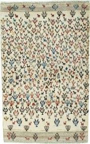 Gabbeh Tappeto 90 x 150 Beige (Iran) Annodato A Mano