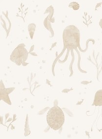 Sandberg Carta da parati Della - Beige
