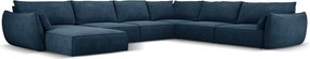 Divano angolare blu scuro (angolo destro) Vanda - Mazzini Sofas