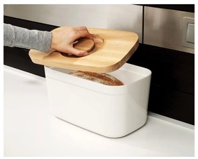Cestino per pane bianco con coperchio in legno Cestino - Joseph Joseph