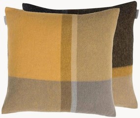 Copricuscino reversibile in lana di alpaca Manhattan