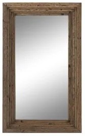 Specchio da parete Home ESPRIT Marrone Legno Riciclato 89 x 10 x 149 cm