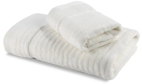Asciugamano con Ospite Stripe Spugnissima, in cotone CALEFFI