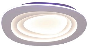 Plafoniera LED moderno Astrid, bianco 41x34 cm dimmerabile NOVECENTO