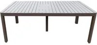 Tavolo da giardino allungabile 200 320x100x73 cm Newcastle - beige