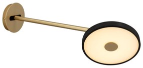 Lampada da parete dimmerabile a LED nera ø 15 cm Asteria Wall Long - UMAGE