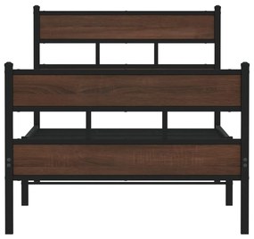 Giroletto senza materasso con testiera e pediera 90x200 cm