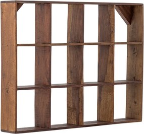 Mensola di colore naturale in legno riciclato con ripiani multipli 53 cm Tilo – Bloomingville