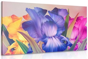 Quadro su tela – Fantasia floreale