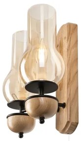 Brilagi - LED Applique COTTAGE 2xE14/40W/230V quercia/marrone