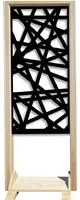 DIAGONAL MEDIUM - Separ - Paravento modulabile - 70x190cm - in Legno e PVC Colore: nero