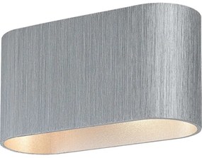 Rabalux 7025 - Applique KAUNAS 1xG9/10W/230V grigia