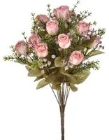 Set 2 Bouquet Artificiali di Rose Dry H 40 cm