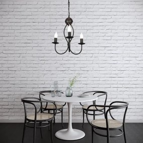 Lampadario a sospensione con catena ARTHUR 3xE14/40W/230V