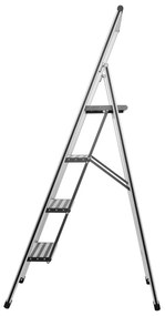 Scala a gradini pieghevole, altezza 153 cm - Wenko
