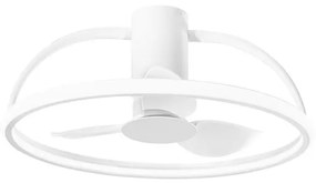 Ventilatore da soffitto Hadley bianco, D. 60 cm INTEC