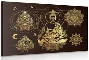 Quadro su tela – Buddha dorato