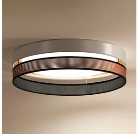 Duolla- Plafoniera LED ROLLER DUO SHINY LED/24W/230V diametro 45 cm bianco/rame