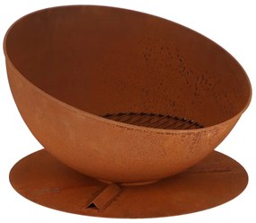 Caminetto con decoro arrugginito Moon - Esschert Design