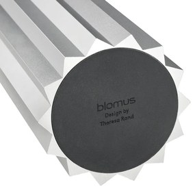 Lampada da tavolo argentata/color salvia con paralume in tessuto con intensità regolabile (altezza totale 36 cm) Taite – Blomus