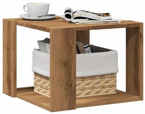 Tavolino Salotto Rovere Artigianale 40x40x30 Cm İn Truciolato /