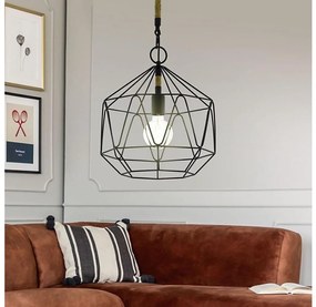 Eglo 43328 - Lampadario a sospensione con filo COTTINGHAM 1xE27/40W/230V