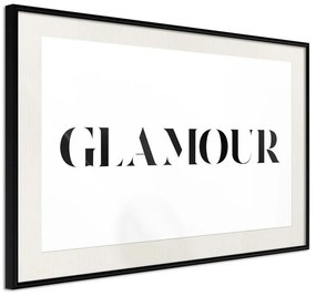 Poster  Glamour  Cornice Quadri Cornice nera con pass-partout, Larghezza x Altezza Home decor 90x60