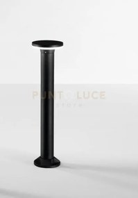 Viale paletto da esterno 4000k 720lm 12w ip65 nero h.60cm