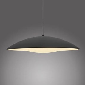 Schöner Wohnen 14607-18-LED dimmerabile lampadario a sospensione su cavo LENTE LED/23W/230V pr.50cm nero