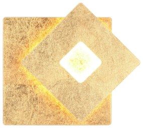 Lampada da parete a LED di colore oro Leano - Trio