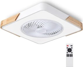 Brilagi-LED lampada dimmerabile con ventilatore LED/30W/230V 3000-6500K bianco/rovere + telecomando