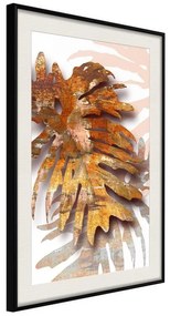 Poster  September Leaves  Cornice Quadri Cornice nera con pass-partout, Larghezza x Altezza Home decor 20x30